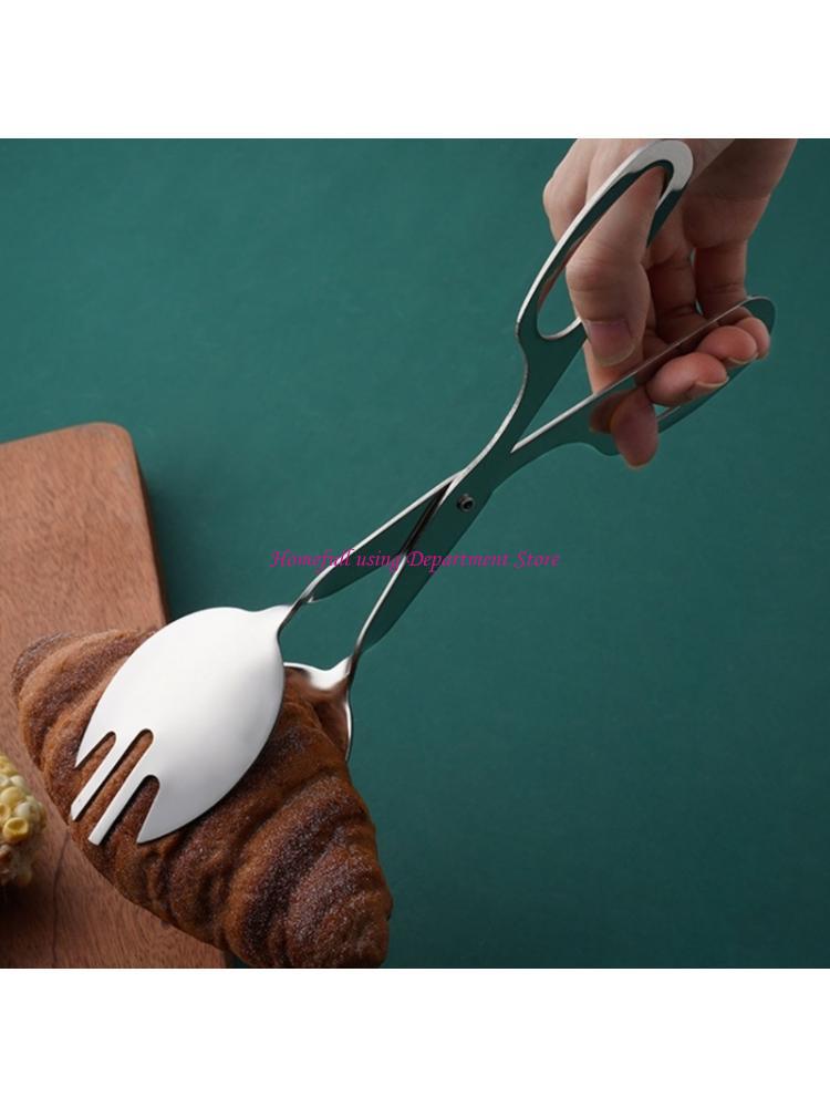 Home Cooking Service - 201Lebensmittelzange aus Edelstahl, hygienisch, leicht zu