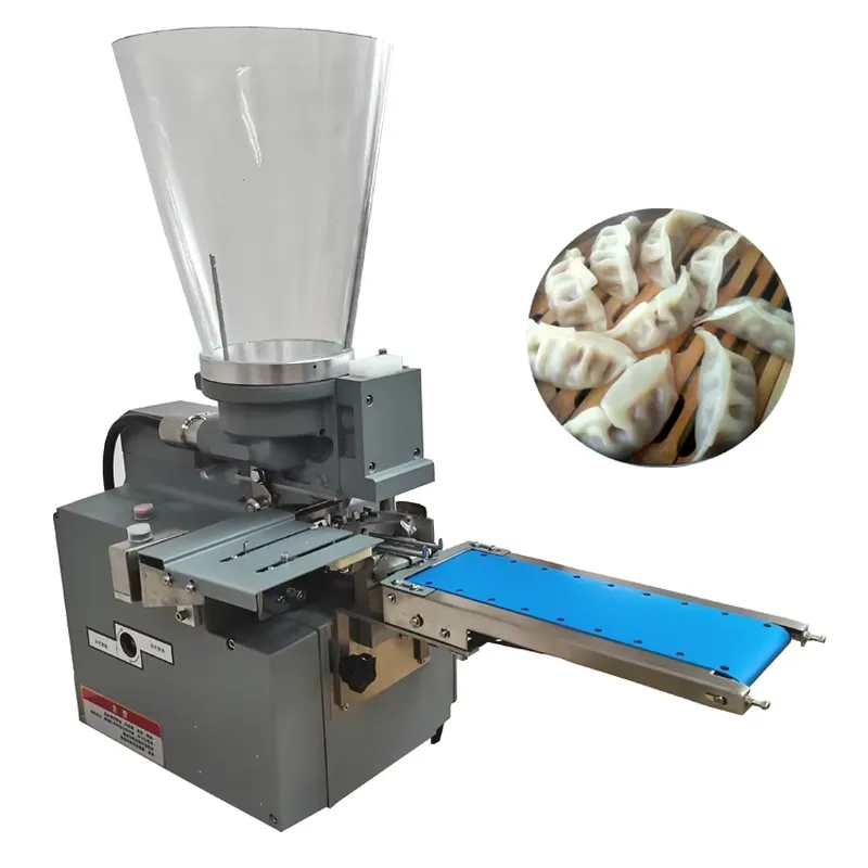 Gyoza Dumpling Maker - Elektrische Halbmond-Teigtaschenmaschine für Momo, Gyoza und