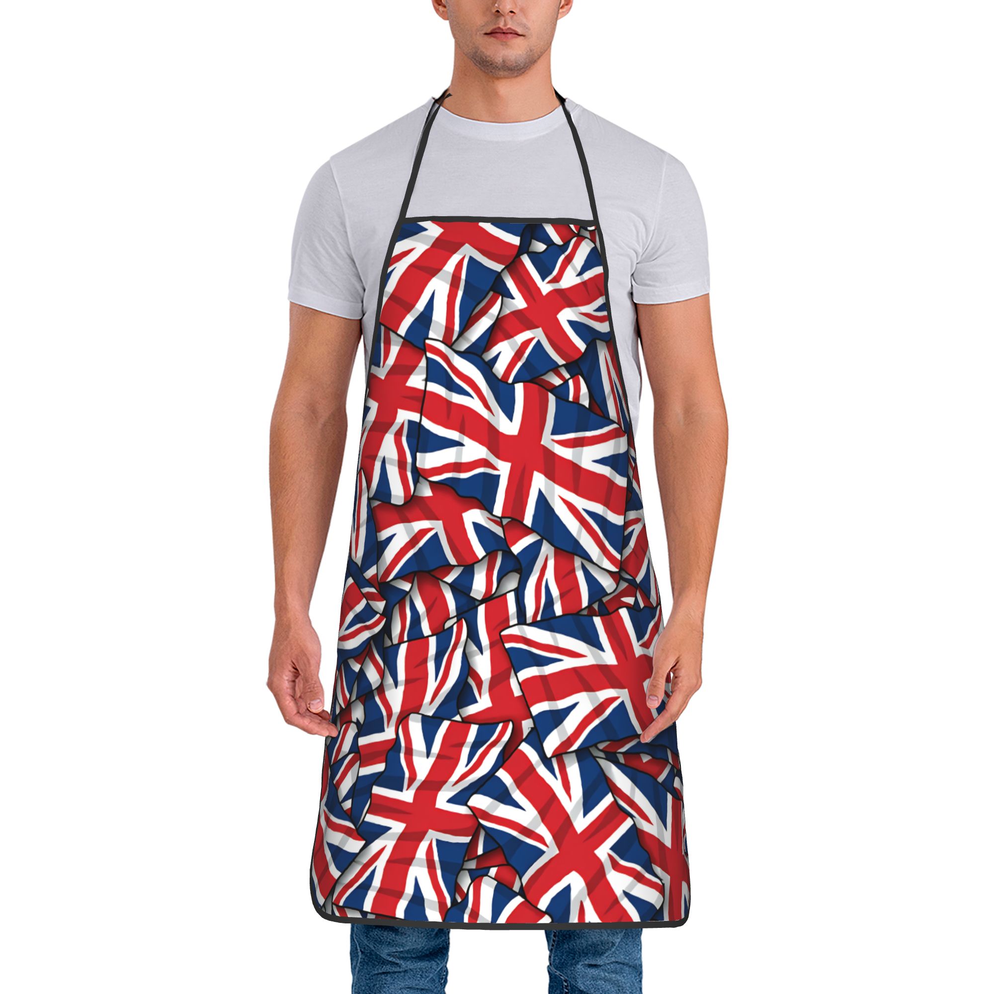 Uk Home Cooking - Schürze mit britischer Flagge, UK-Motiv, für