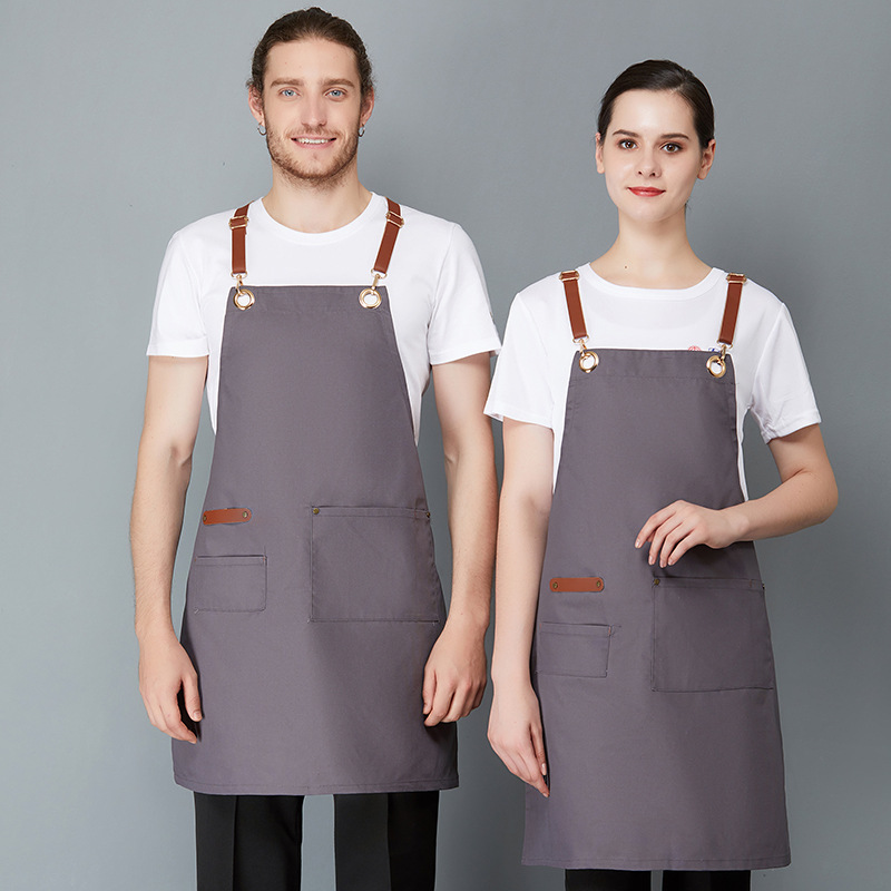 Home Cooking Service - C844 Praktische Kochschürze mit mehreren Taschen,