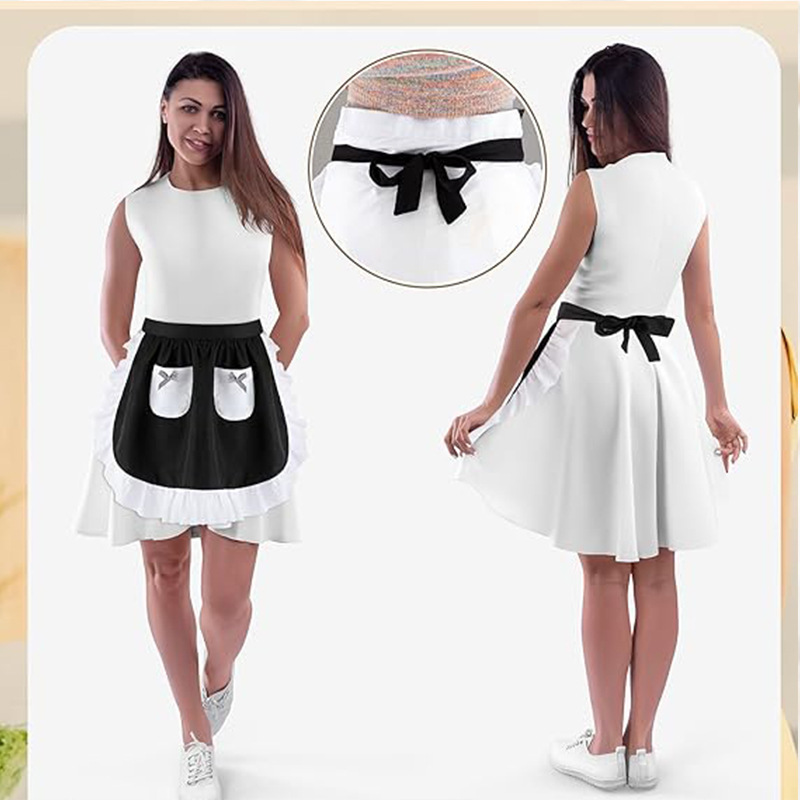 Elegante Kurze Schürze mit Spi – Home Cooking Service Bewertung und Preis