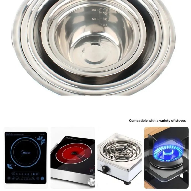 Edelstahl-Rührschüsseln, tragb – Home Cooking In Bewertung und Preis